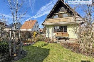 Haus mieten in 90571 Schwaig, Gemütliches Einfamilienhaus mit Fußbodenheizung, Kaminofen und schönem Garten mit Gartenteich