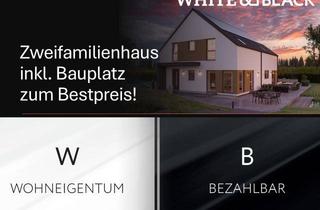 Haus kaufen in 16835 Vielitzsee, Heute dein Zuhause, morgen deine Zukunft. Zweifamilienhaus - bezahlbar - White & Black
