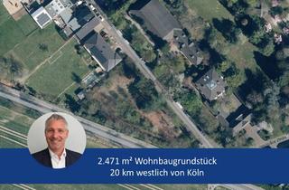 Grundstück zu kaufen in 50189 Elsdorf, 2.471 m² freies und teilweise erschlossenes Wohnbaugrundstück in Elsdorf-Heppendorf
