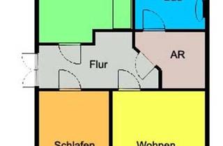 Wohnung mieten in 04746 Hartha, Gepflegte Wohnung mit Loggia, Blick ins Grüne und modernem Badezimmer!