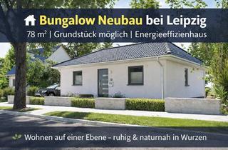Haus kaufen in 04808 Wurzen, Moderner Bungalow bei Leipzig 78 m² Wohnfläche | Grundstück inklusive | Energieeffizienzhaus Woh