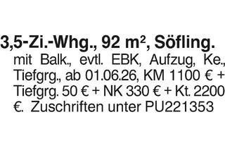 Wohnung mieten in 89077 Söflingen, 3,5-Zi.-Whg. in Söflingen