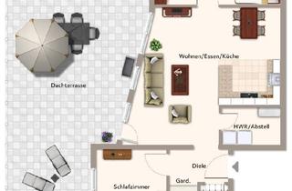 Penthouse mieten in 66798 Wallerfangen, Exklusives Penthouse in Wallerfangen"Alte Gärtnerei", ca. 122m² inkl. Dachterrasse +Stellplatz