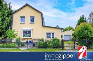 Einfamilienhaus kaufen in 15345 Altlandsberg, Petershagen-Eggersdorf / Eggersdorf - Wohnen auf gr. Grundstück in Eggersdorf: EFH, 4 Zi., Kü, Bad, Gar., Ausbaureserve, 966 m² Grundstück