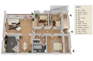 Wohnung kaufen in 67681 Wartenberg-Rohrbach, Wartenberg-Rohrbach - Moderne, ruhige und große Eigentumswohnung im Grünen - vermietet