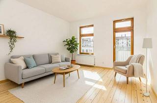 Wohnung kaufen in 04315 Leipzig, Leipzig - Helle 2-Zimmer-Wohnung mit Balkon im Denkmalhaus