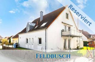 Wohnung kaufen in 92360 Mühlhausen, 4-Zimmer-Erdgeschosswohnung mit Garten und Garage – Wohnen wie im Haus