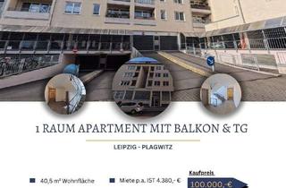 Wohnung kaufen in 04229 Plagwitz, 1 Raum Apartment im Szeneviertel zur Kapitalanlage