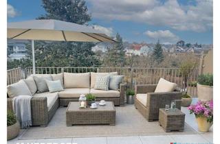 Wohnung kaufen in 67373 Dudenhofen, Wohnen über den Dächern!Stilvolle Dachgeschosswohnung mit Dachterrasse & Naturblick