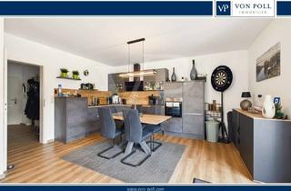 Wohnung kaufen in 26759 Hinte, Modernes Wohnen für die Zukunft: 3-Zimmer-Erdgeschosswohnung mit Sonnenterrasse und Garten