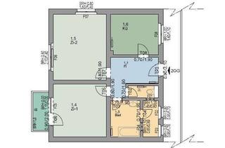 Wohnung mieten in Otto-Von-Lilienthal-Straße 18, 34560 Fritzlar, Schöne 2-Zimmerwohnung in Fritzlar, Otto-von-Lilienthal-Straße 18, 2.OG rechts