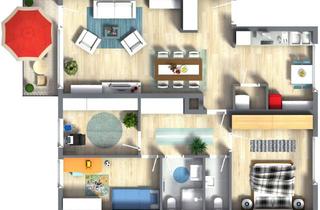 Wohnung mieten in Hirschweg 28, 41239 Hockstein, Kernsanierte 3,5-Zimmerwohnung mit Einbauküche in Bestlage