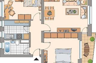 Wohnung mieten in Warendorfer Straße 10, 45892 Resser-Mark, 3,5 Zimmer mit modernem Duschbad und Balkon