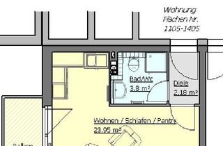 Wohnung mieten in Rathausplatz, 22926 Ahrensburg, Zentral gelegene 1-Zimmer Wohnung