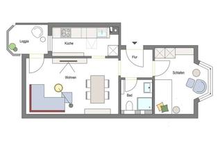 Wohnung mieten in Liebfrauenstr. 61, 64289 Darmstadt, Erstbezug nach Sanierung