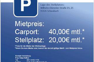 Garagen mieten in Wilhelm-Dümmler-Str. 23, 91126 Eichwasen, Stellplatz im Eichwasen - Wilhelm-Dümmler-Str. 23, 25