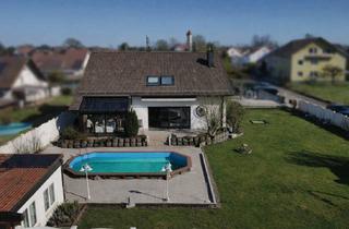 Einfamilienhaus kaufen in 89278 Nersingen, Großzügiges Einfamilienhaus mit 325 m² Wohnfläche, Wintergarten, Pool und Doppelgarage auf 980 m