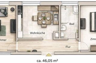 Wohnung kaufen in 84503 Altötting, Solide Kapitalanlage in Altötting – vermietete 2-Zimmer-Wohnung mit Gartennutzung