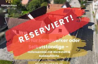 Gewerbeimmobilie kaufen in 99518 Niedertrebra, Ideal für Handwerker oder Selbstständige – Hofensemble mit Werkstatt & Ausbaufläche