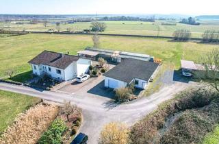 Gewerbeimmobilie kaufen in 64832 Babenhausen, DIETZ: Aussiedlerhof für Pferde und Tierhaltung geeignet! Wohnhaus mit Nebengebäuden in Babenhausen!