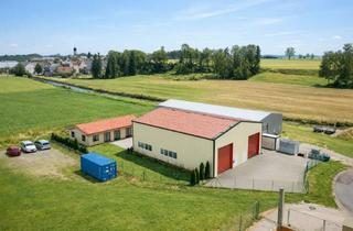 Gewerbeimmobilie kaufen in 86492 Egling, Katip | Frühjahrsangebot: Neuwertige Gewerbehalle mit 2 Einheiten plus separates Einfamilienhaus
