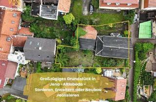 Grundstück zu kaufen in 07747 Lobeda, Großzügiges Grundstück in Jena-Altlobeda – Sanieren, Erweitern oder Neubau realisieren