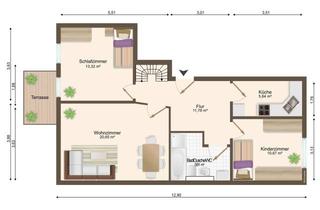 Wohnung kaufen in 85435 Erding, 4-Zimmer-Erdgeschosswohnung über zwei Ebenen mit großer Westterrasse!!!
