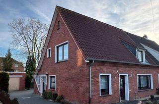 Doppelhaushälfte kaufen in 26721 Emden, Raumwunder in Stadtnähe! Großzügige Doppelhaushälfte mit modernisiertem Bad, Garage und sichtgeschütztem Garten