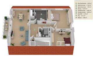 Wohnung mieten in Bergwiesen, 30926 Seelze, 3-Zi. DG. Wohnung in Letter-Süd (westl.Stadtrand Han.Ahlem)