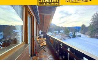Wohnung mieten in 82467 Garmisch-Partenkirchen, 2-Zimmer-Dach-Studio ca. 65 m², 2. Stock, Balkon, Wohnküche mit EBK, teilmöbliert, Garage
