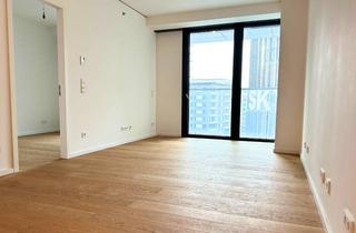Wohnung mieten in 60327 Gallus, ELEGANTES CITY-APARTMENT IM GRAND TOWER – 2 Zimmer mit Tiefgaragenstellplatz und Balkon