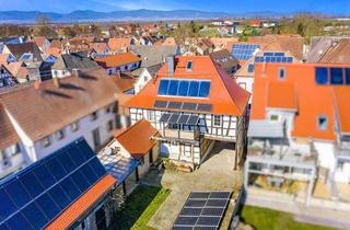 Haus kaufen in 76879 Hochstadt, Historisches Fachwerkhaus mit modernster Energietechnik, großem Garten und Bauplatz!