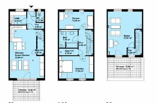 Haus mieten in 14513 Teltow, Nachmieter für modernes Reihenmittelhaus in Teltow gesucht