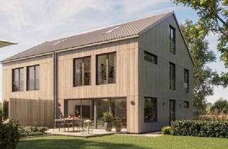 Grundstück zu kaufen in Zum Hirschdamm, 85716 Unterschleißheim, Schönes Baugrundstück mit einer Haas Fertigbau Doppelhaushälfte in Riedmoos/Unterschleißheim