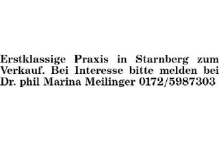 Gewerbeimmobilie kaufen in 82319 Starnberg, Erstklassige Praxis in Starnberg