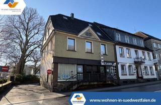 Haus kaufen in 58809 Neuenrade, VR IMMO: Sanierungsobjekt mit starker Perspektive – Wohn- und Gewerbeflächen in guter Lage.