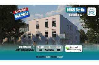 Wohnung kaufen in Claszeile 50, 14165 Berlin, Berlin - ++BESTPREIS++ NEUBAU 3 ZKB MIET-ENERGIESPAREND altersgerecht in begehrter Lage Berlin-Zehlendorf