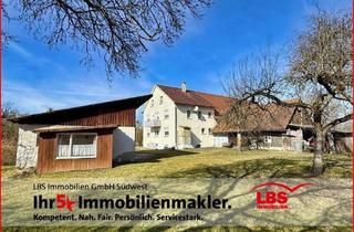 Bauernhaus kaufen in 88605 Sauldorf, Sauldorf - Bauernhaus mit Nebengebäuden auf knapp 6.000 m² Grundstück in traumhafter Randlage