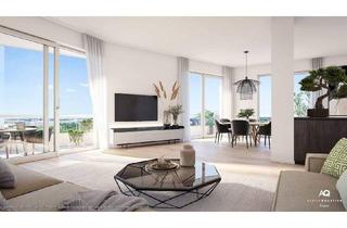 Wohnung kaufen in Franz-Heubl-Straße 1, 81735 München, München - Eindrucksvoller Panoramablick! 3-Zi.-Whg. m. großzügigem Wohnbereich, 2 Bädern u. umlaufendem Balkon