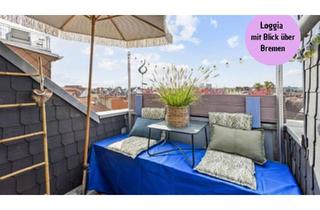 Wohnung kaufen in 28215 Bremen, Bremen - Wohnen über den Dächern Bremens - charmante Dachgeschosswohnung