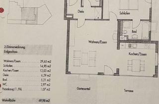 Wohnung kaufen in Dientzenhoferstraße 46, 90480 Nürnberg, Charmante 2,5-Zimmer Wohnung in Nürnberg-Mögeldorf mit eigenem Garten und Carport