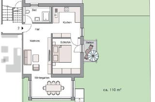 Wohnung mieten in Osterfeldstraße 28, 86391 Stadtbergen, Sonnige 2,5 Zimmer Neubauwohnung mit Garten & Wintergarten - Erstbezug