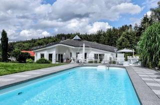 Villa kaufen in 61389 Schmitten, Exklusive Architektenvilla mit Kamin und repräsentativem Pool- und Gartenbereich in Waldrandlage