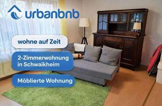 Immobilie mieten in Hölderlinstraße, 71409 Schwaikheim, 2-Zimmerwohnung mit TV, Wlan, Küche, Bad/Wc, Waschmaschine und Terrasse