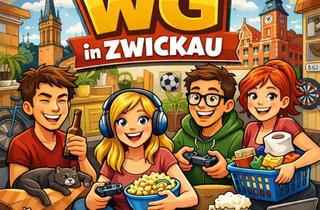 WG-Zimmer mieten in Wilhelm-Stolle-Platz, 08062 Zwickau, WG Zimmer in Zwickau mit großen Wohnzimmer