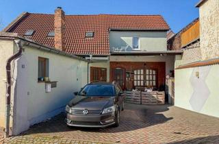 Haus kaufen in 07616 Bürgel, Großes Stadthaus mit Garten, Gewerbe & riesiger Lagerfläche – viele Möglichkeiten!