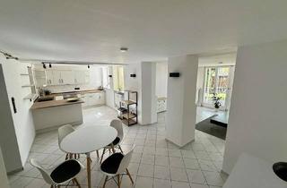 Immobilie mieten in 63796 Kahl, Voll ausgestattete helle Wohnung & Parkplatz im Souterrain mit Whirlpool & Garten