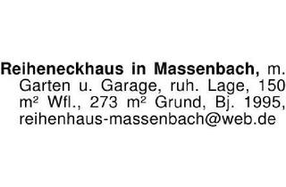 Reihenhaus kaufen in 74193 Schwaigern, Reiheneckhaus in Massenbach, m. Garten u. Garage, ruh. Lage, 150