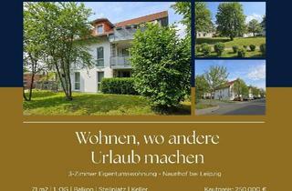 Wohnung kaufen in 04683 Naunhof, Naunhof - * Grünes Leben nahe Leipzig - 3-Zimmer-ETW mit Balkon, Naunhof *