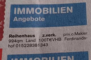 Reihenhaus kaufen in 17379 Ferdinandshof, Ferdinandshof - Haus zu verkaufen